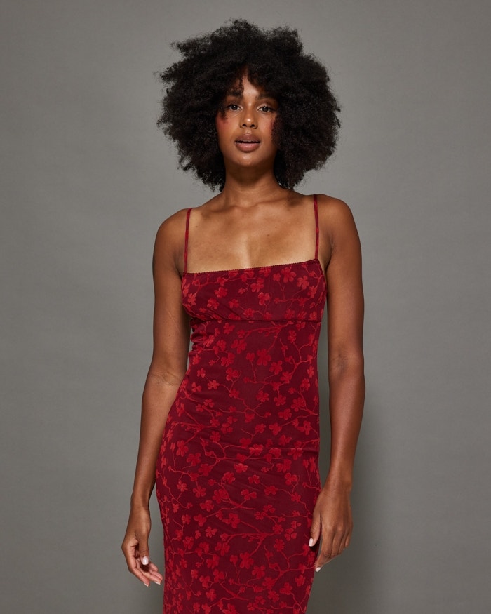 Motel cami maxi dress shop